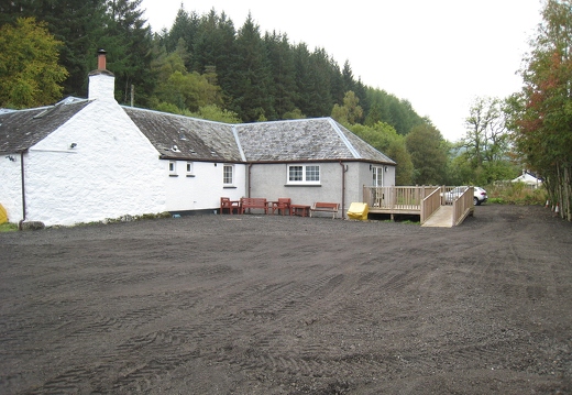 View to cottage across front car park