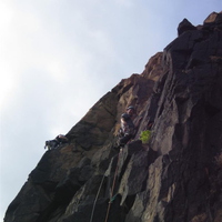 Up near the tricky slab