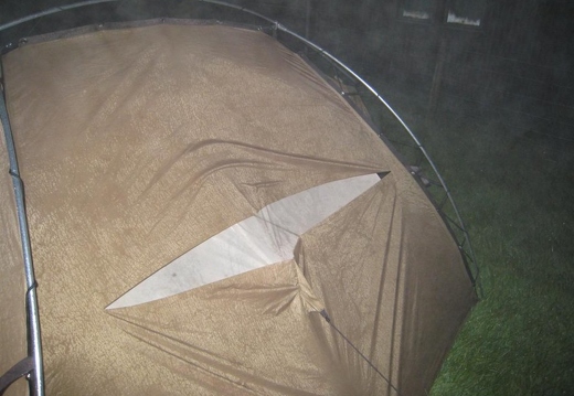 Guess Adrian will be requiring a new tent then. The wind/rain got up on the Sunday eve.