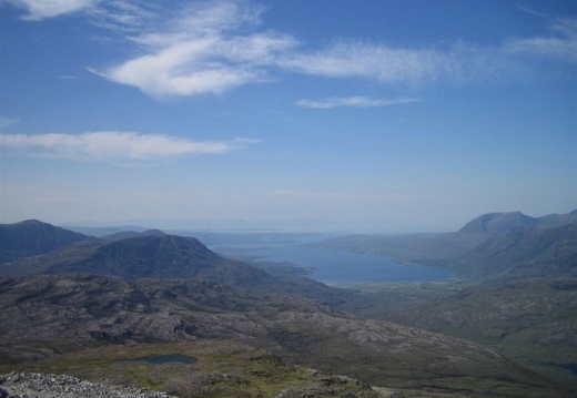 Views from summit: Loch Torridon