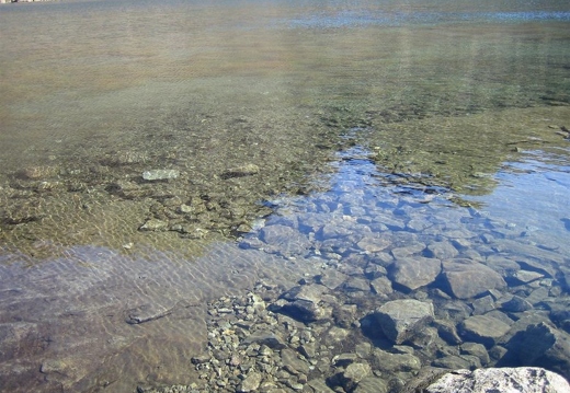 Clear waters of Loch Coir' a' Ghrunnda