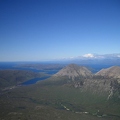 View over to Raasay, note the flat topped summit of Dun Caan in the distance