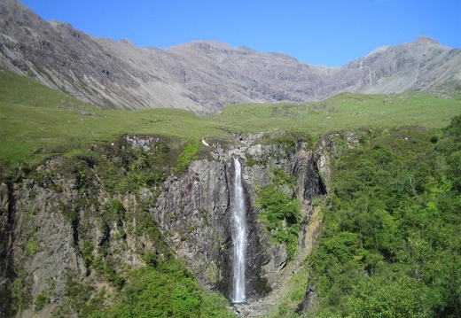 Waterfall near road in Glen Brittle