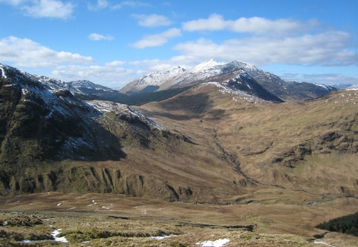 View accross towards the Ballachulish Horseshoe