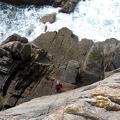 Davey Belaying On Horsemans Route (Iain F)