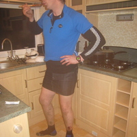 Robert getting into character!