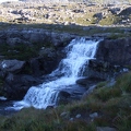 Waterfall coming from Loch Coire Mhic Fhearchair