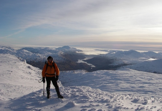 Nigel from Summit, Loch Lomond behind