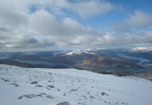 View's From Carn Dearg After Topping Out (NE)