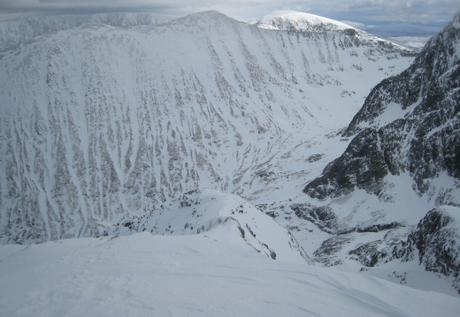 From Top of ledge route down towards CIC