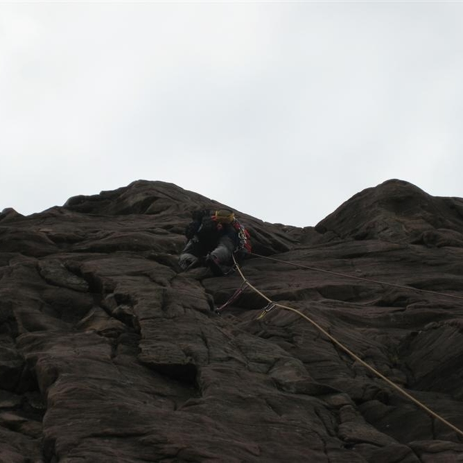 Colin on the third pitch