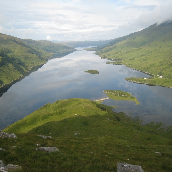 Loch Nevis from Druim A' Ghroirleln