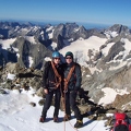 Mont Pelvoux - Stuart & Jeanie on Pelvoux Glacier