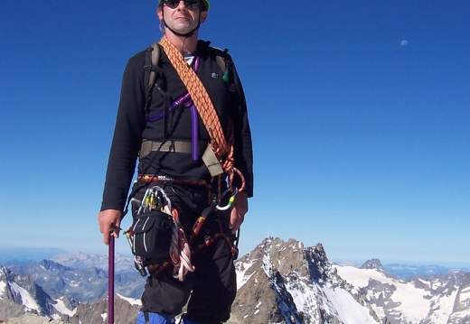 Mont Pelvoux - Andy on summit