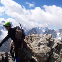 Pic de Neige Cordier - Andy on summit