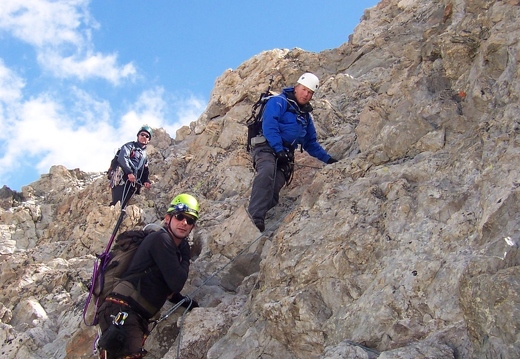 Pic de Neige Cordier - Descending scramble from summit