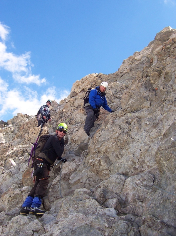 Pic de Neige Cordier - Descending scramble from summit.JPG