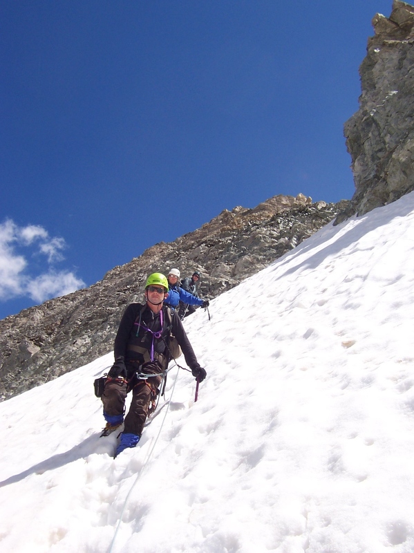 Pic de Neige Cordier - Descending upper snow slopes.JPG