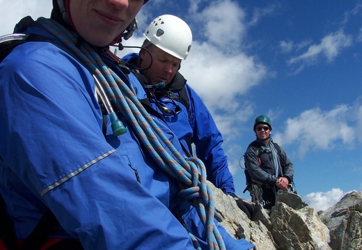 Pic de Neige Cordier - Team on summit
