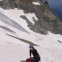 Pic de Neige Cordier - Cooling down on descent