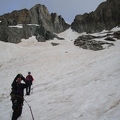 Pic de Neige Cordier - Gully to Col Emile Pic up ahead