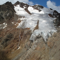 View to Wildspitze - Austria's 2nd highest mountain