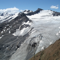 View from Hintere Guslarspitze - 3151m