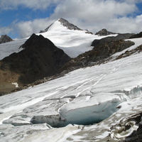 On way down from Tisenjoch