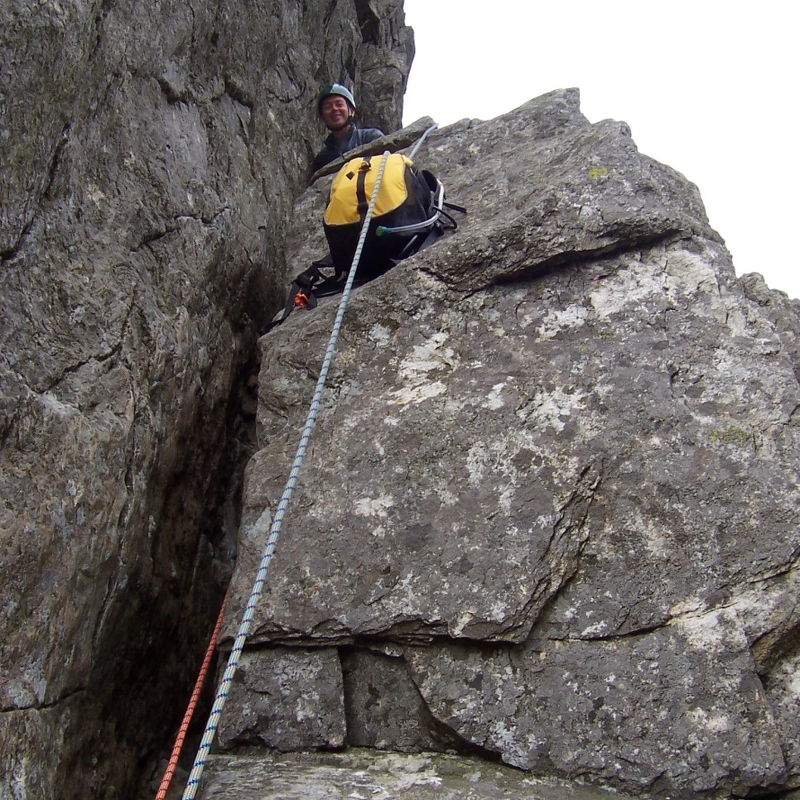 Gashed Crag - Phew! - Time to haul the sacks