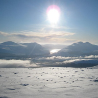 View south from Beinn Teallach
