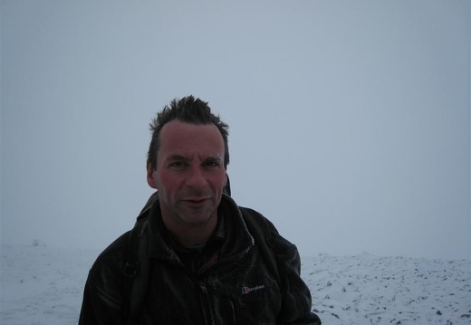 Andy, summit of Chno Dearg