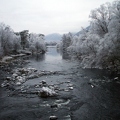 The river Affric in the morning of the last day of 2008