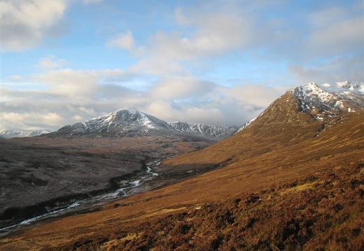 View up the glen