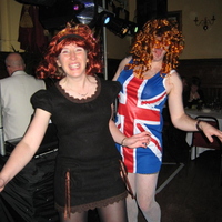 Lucy as Lulu, and Dave the Ginger nutter