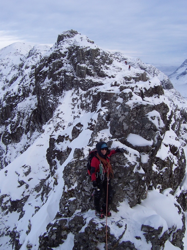 Jeanie on the pinnacles.JPG