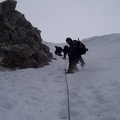 Near to the top of Central Gully