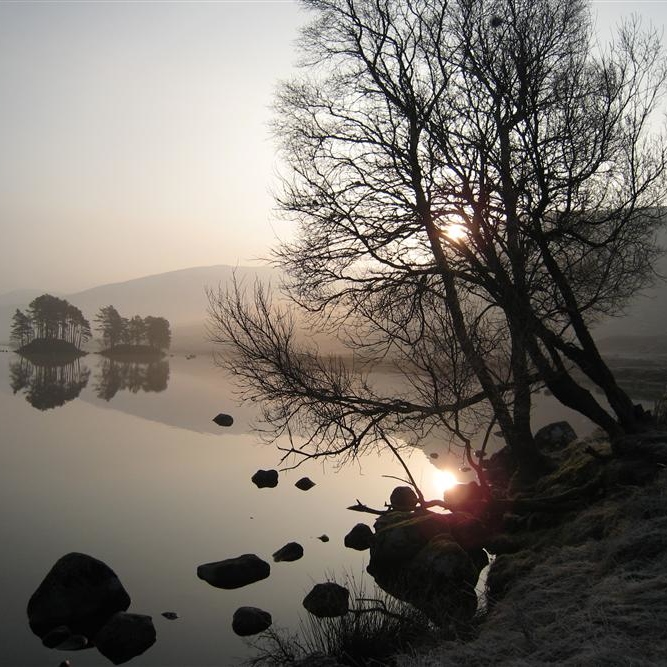 Early Morning Frost And A Very Still Loch