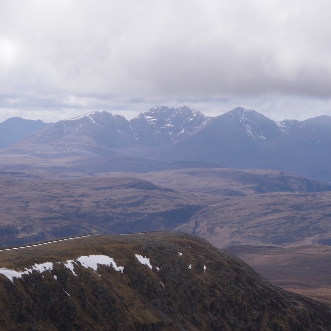 An Teallach in the distance