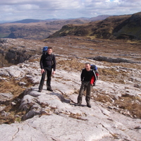 Before the pinnicles east to west traverse on An Teallach