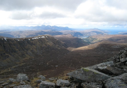 View west from Meall nan Ceapraichean