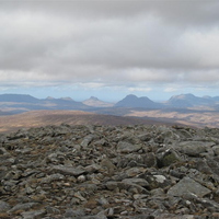 Stac Pollaidh, Cul Mor, Suilven & Canisp from Meall nan Ceapraichean