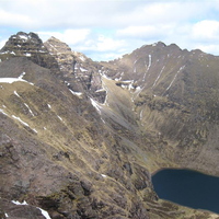 Munros Sgurr Fiona & Bidein a' Ghlas Thuill at the head of the Corrie