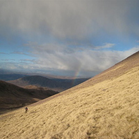 Descending to the road