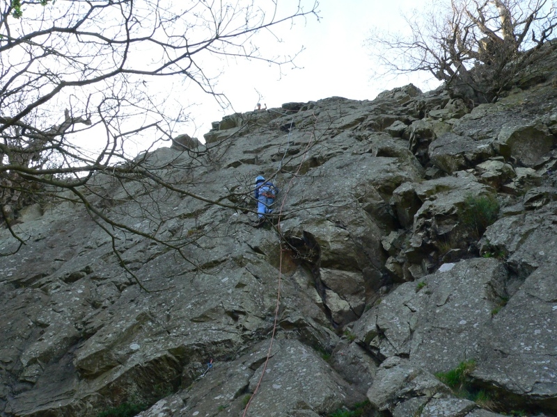 Pontesford Rocks - Ewan_s first climb_ Right-Hand Route.jpg