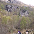 Polldubh - Jeanie with Repton, Pandora & High Crag visible