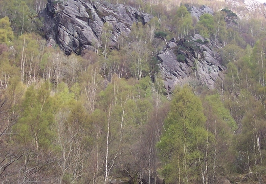 Polldubh - Jeanie with Repton, Pandora & High Crag visible