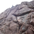 Sword of Gideon - Belay at top of 2nd pitch