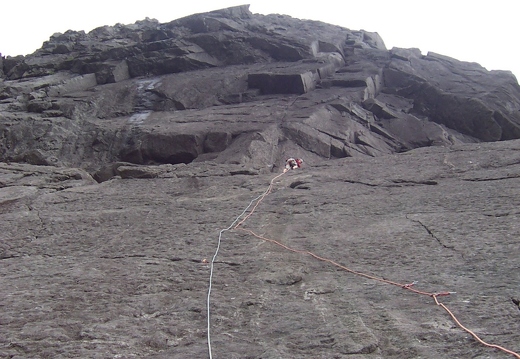 Arrow Route - Jeanie completing a superb pitch