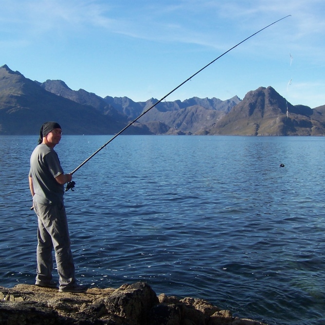Elgol a natural stone fishing weight