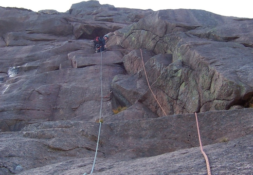 Auld Nick - Near the top of the 3rd pitch